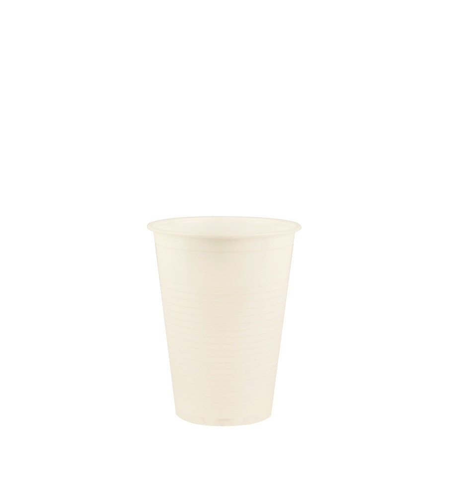 Koffiebeker Plastic 180cc Wit