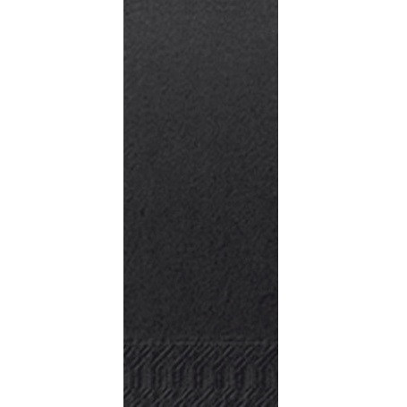 Servet 40x40cm 2-Laags Zwart 8vw