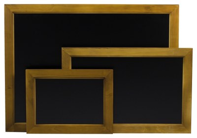 Krijtwandbord 80x60cm Zwart