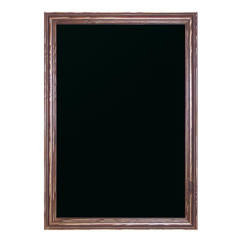 Krijtbord PVC 60x90cm Zwart/Bruin