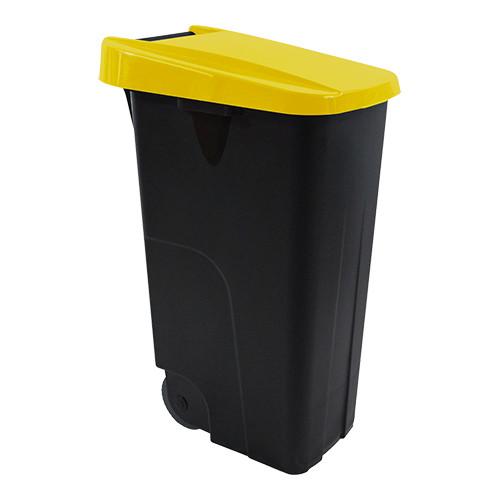 Afvalcontainer 110L Gele Deksel