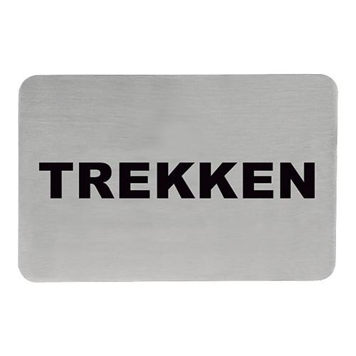 Tekstplaatje 'Trekken' RH 11x6cm