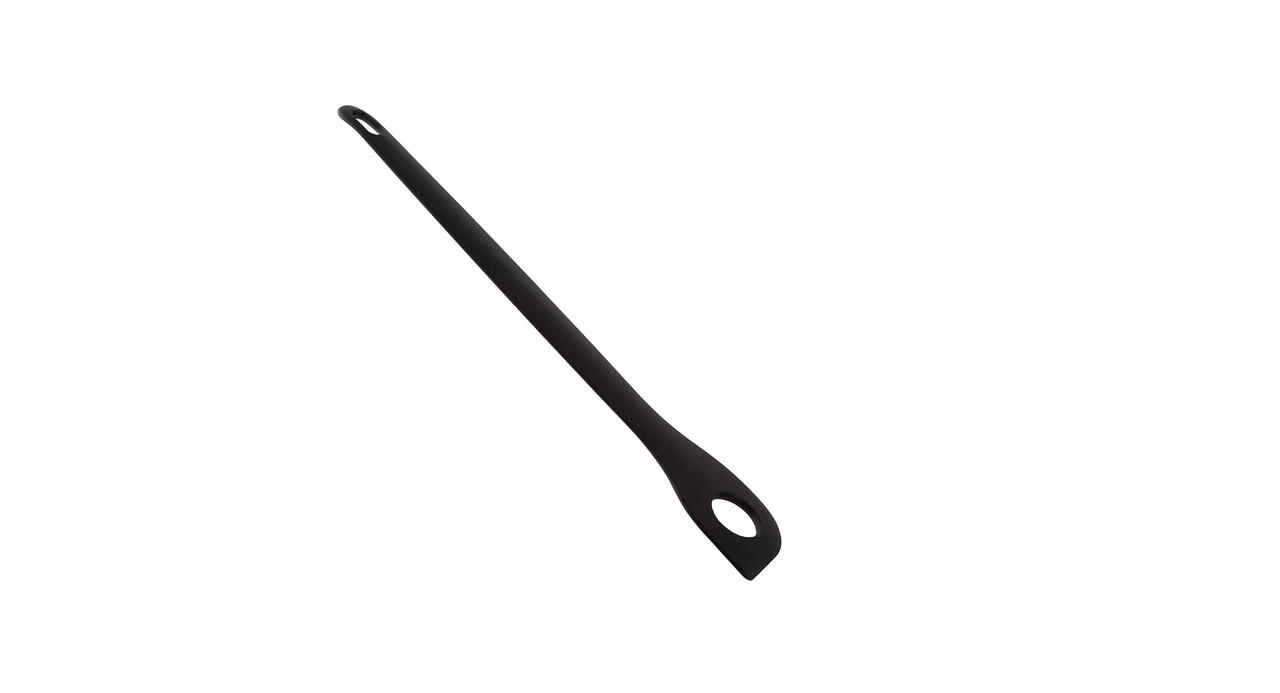 Basic Nylon Spatel 30cm m/gat Zwart