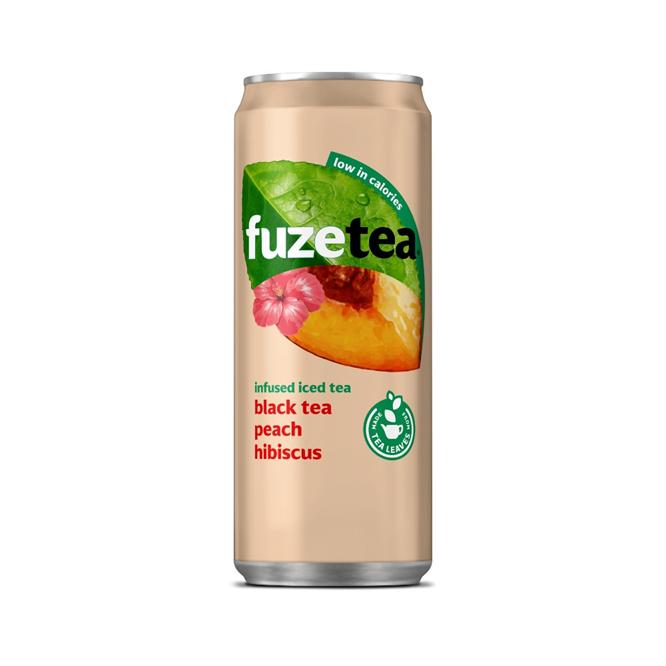 Fuze Tea Peach Hibiscus 33cl Sleek