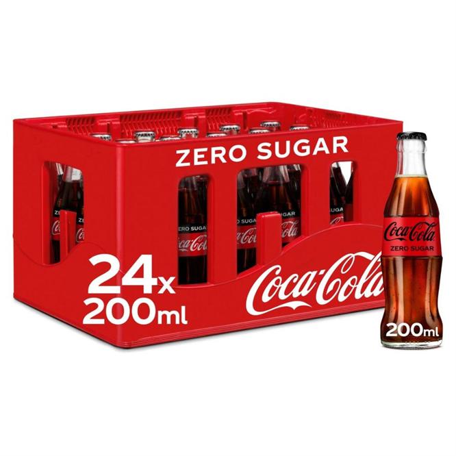 Coca Cola Zero Krat 24x20 cl Coca Cola Zero Krat 24x20 cl