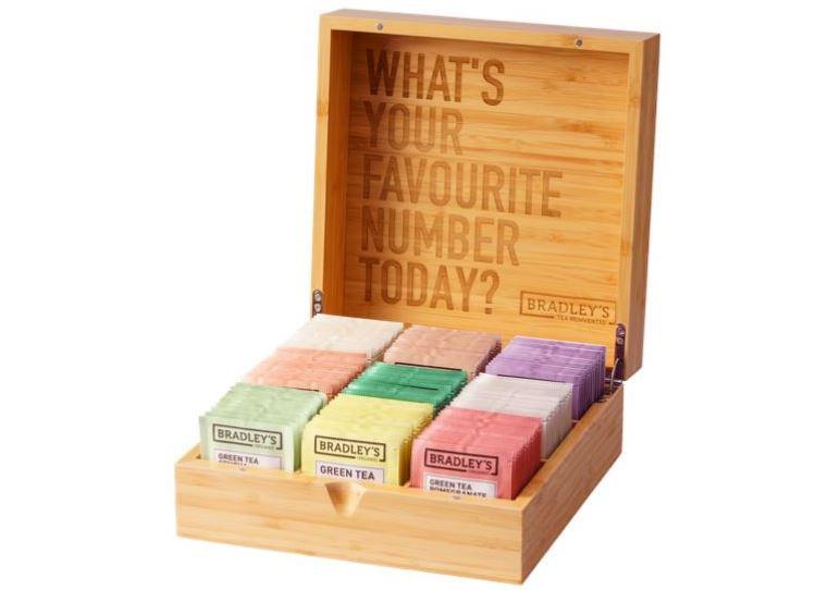 Bradley's Theekist Bamboe 9-vaks