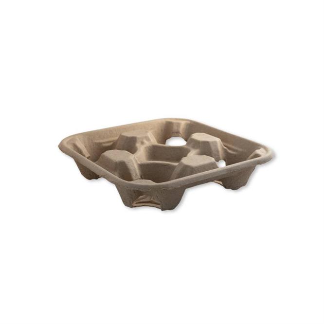 Draagtray Karton 4-Gaats 22x22x4cm